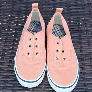 Sperry Women's Peach Slip-On Sneakers